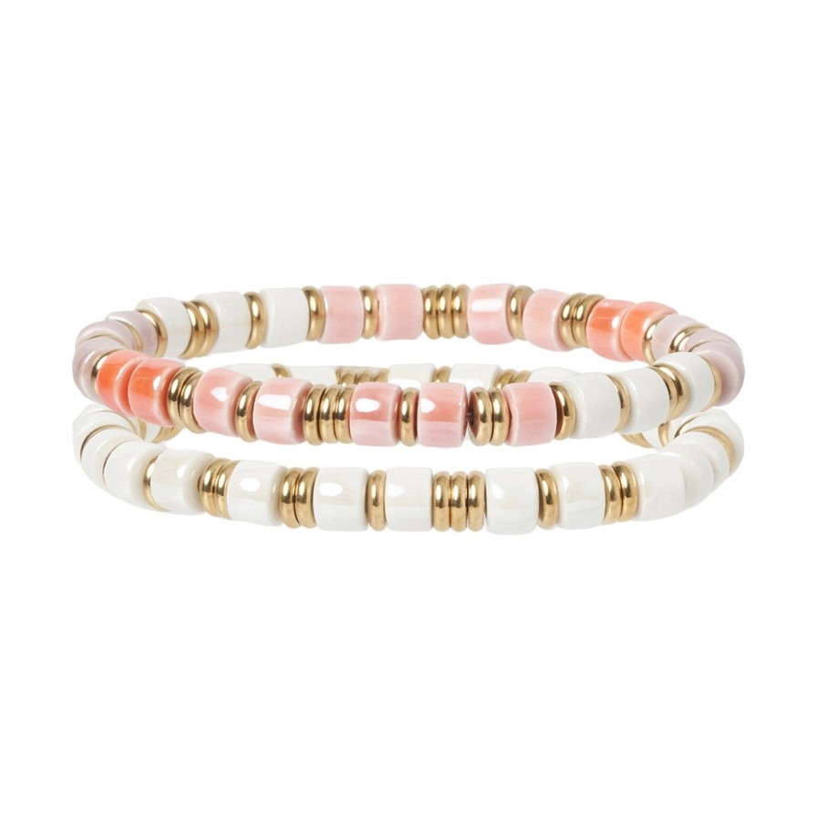 Arms of Eve Skylar Bracelet Stack - Peony | Bracelet Stacks