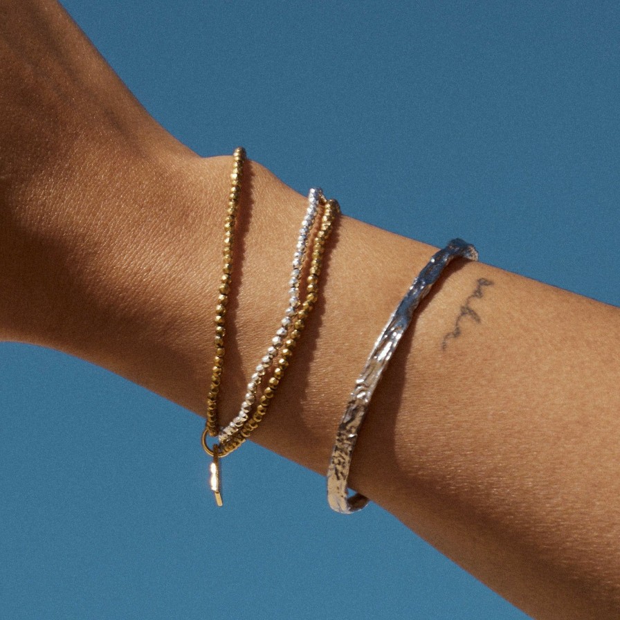 Arms of Eve Birdie Two Toned Bracelet Stack | Bracelet Stacks