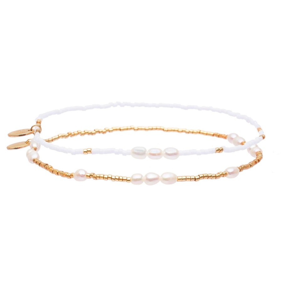 Arms of Eve Poppy Anklet Stack - Gold | Anklet Stacks