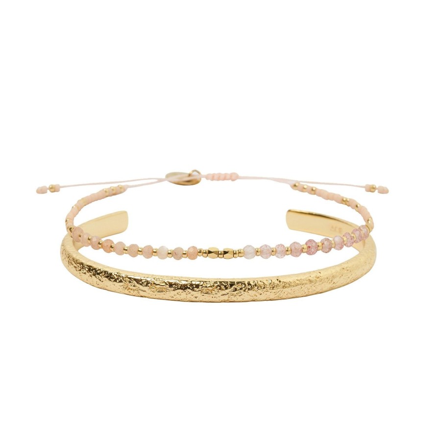 Arms of Eve Salty Bracelet Stack - Rose | Bracelet Stacks