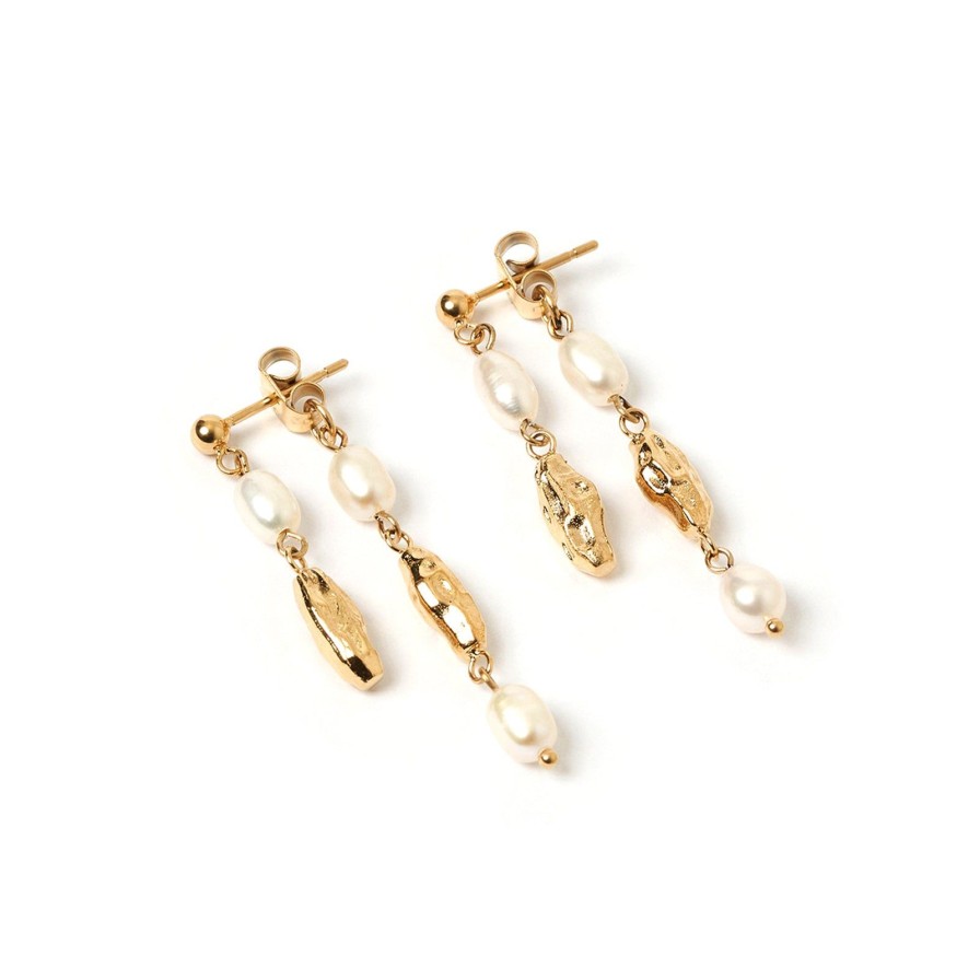 Arms of Eve Mimi Pearl And Gold Earrings | Earrings