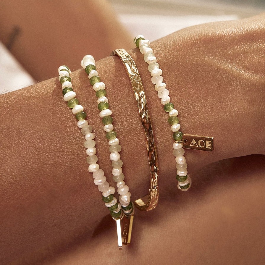 Arms of Eve Petal Bracelet Stack - Moss | Stacks