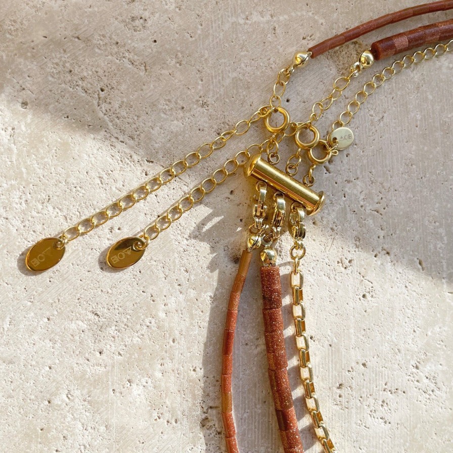 Arms of Eve Necklace Stacking Clasp - Gold | Necklace Stacks