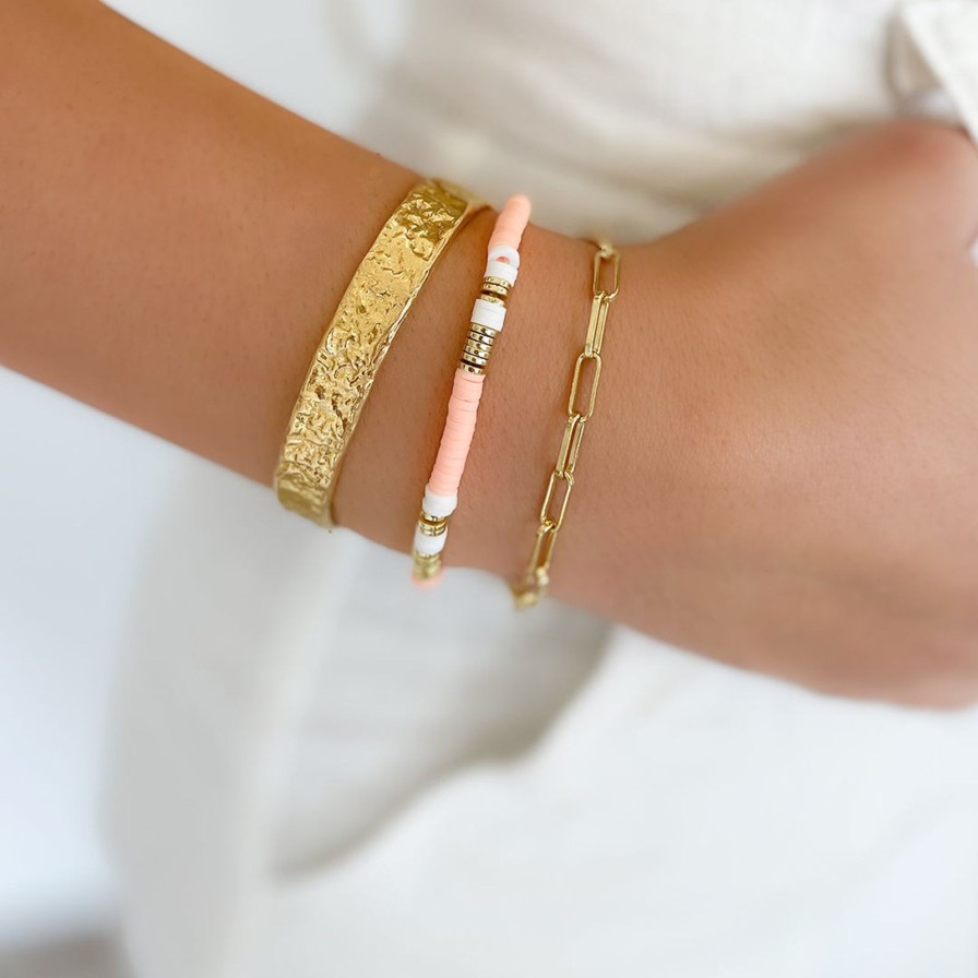 Arms of Eve Savana Bracelet Stack - Coral | Bracelet Stacks