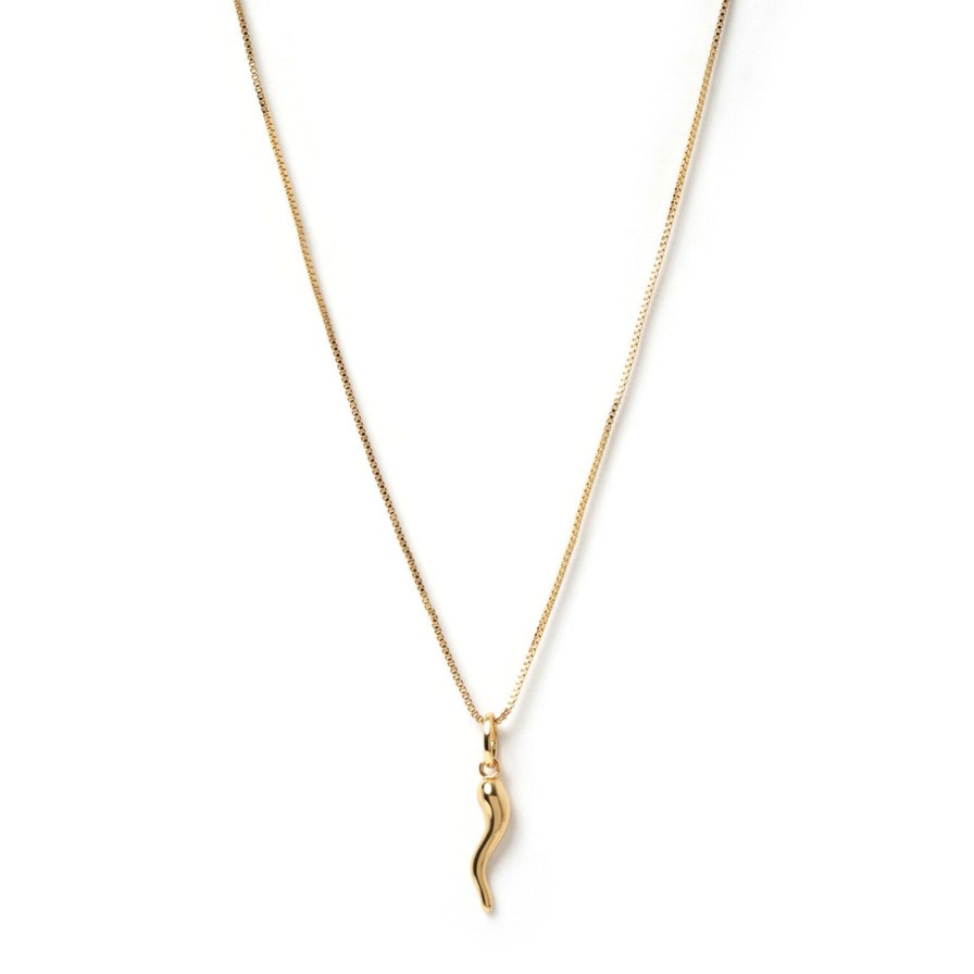 Arms of Eve Cornicello Gold Charm Necklace | Necklaces