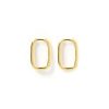 Arms of Eve Link-Up Gold Hoop Huggies - Medium | Earrings