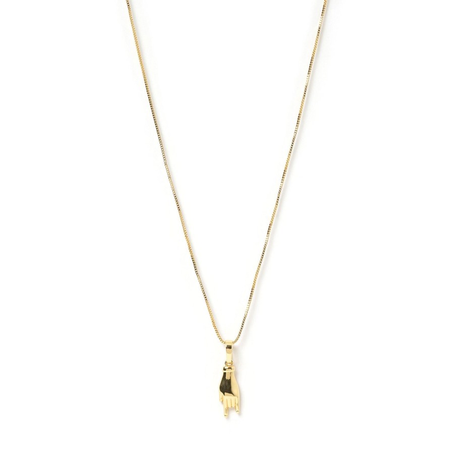 Arms of Eve Mano Gold Charm Necklace | Necklaces