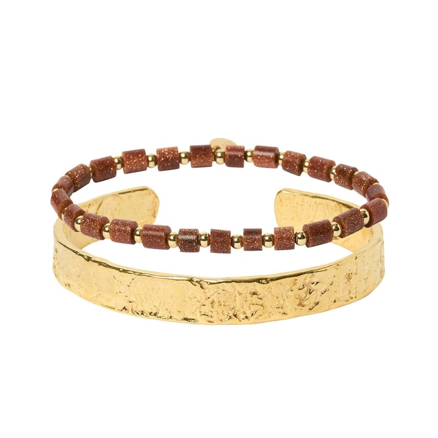 Arms of Eve Nava Bracelet Stack - Gold Glidstone | Bracelet Stacks