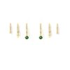 Arms of Eve Glitter Earring Stack - Emerald | Earring Stacks