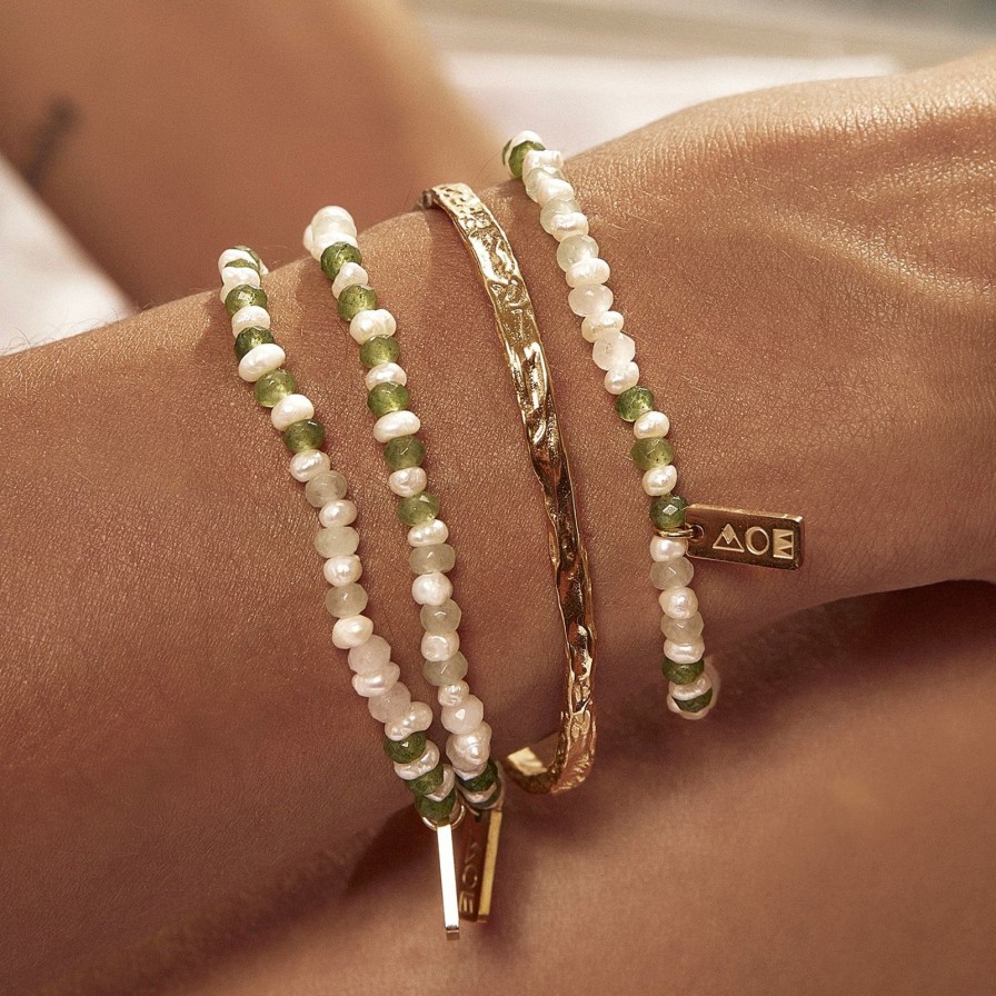 Arms of Eve Bloom Bracelet Stack - Moss | Stacks