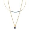 Arms of Eve Ombre Necklace Stack - Sapphire | Necklace Stacks