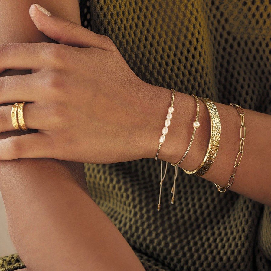 Arms of Eve Olivia Gold Cuff Bracelet | Bracelets