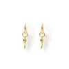 Arms of Eve Cornicello Gold Charm Earrings - Small | Aoe Man