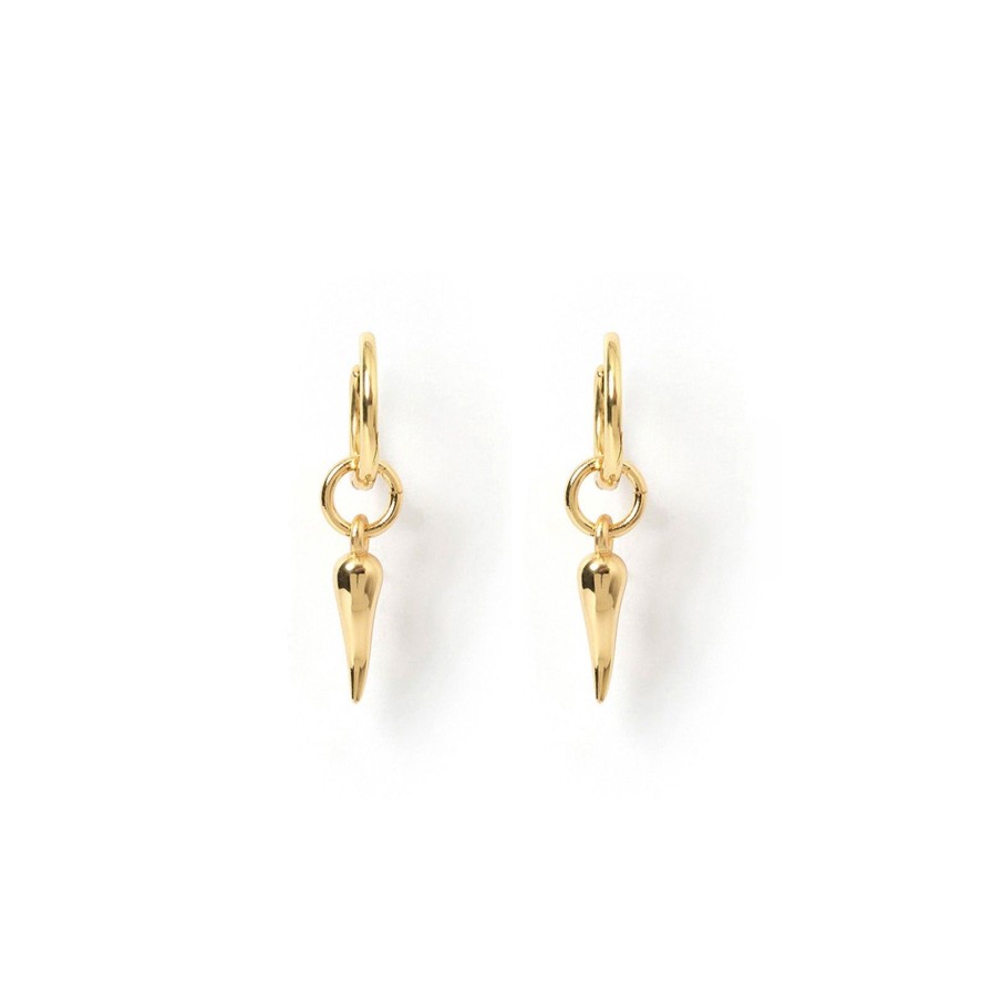 Arms of Eve Cornicello Gold Charm Earrings - Small | Aoe Man