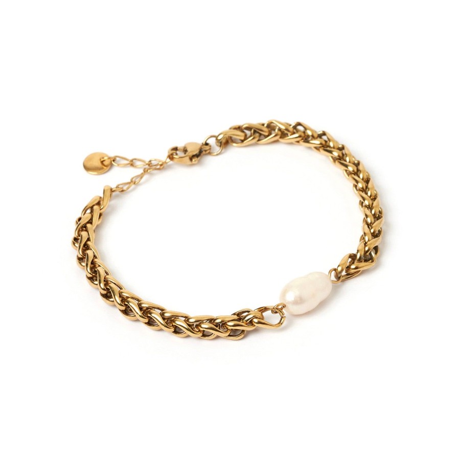 Arms of Eve Mia Pearl And Gold Bracelet | Bracelets