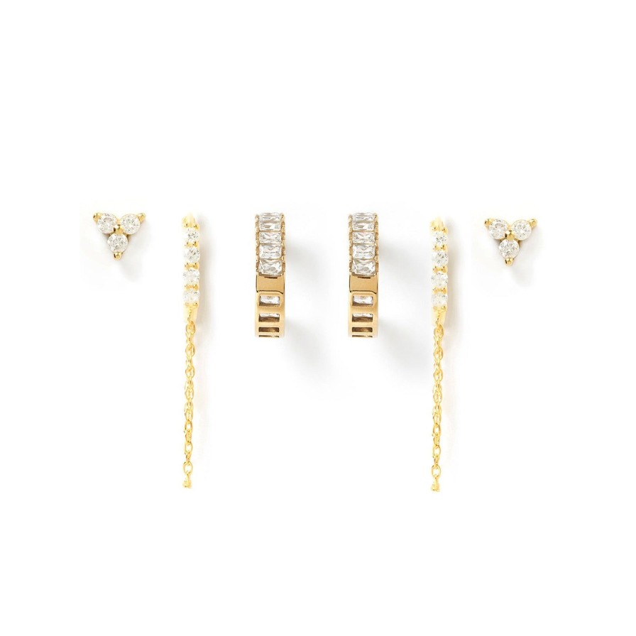 Arms of Eve Crystal Earring Stack - Stone | Earring Stacks