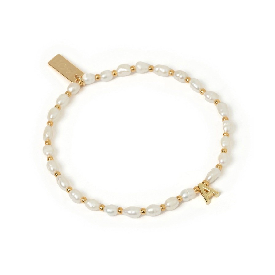 Arms of Eve Initial Pearl Bracelet | Bracelets