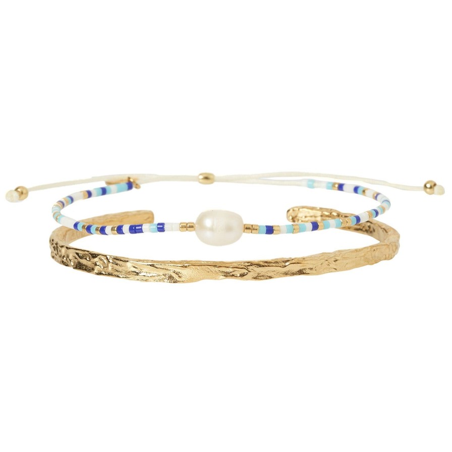 Arms of Eve Summer Bracelet Stack - Blue | Bracelet Stacks