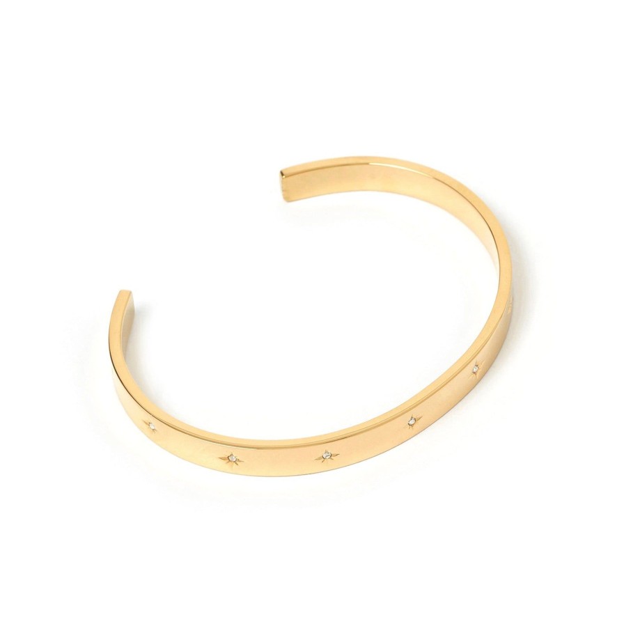 Arms of Eve Gemma Gold Cuff Bracelet | Bracelets