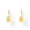 Arms of Eve Zodiac Gold Tag Earrings | Aoe Man