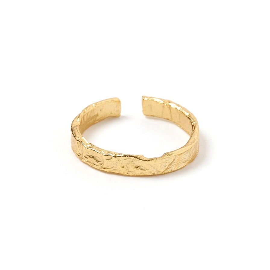 Arms of Eve Eros Gold Textured Ring - Small | Rings