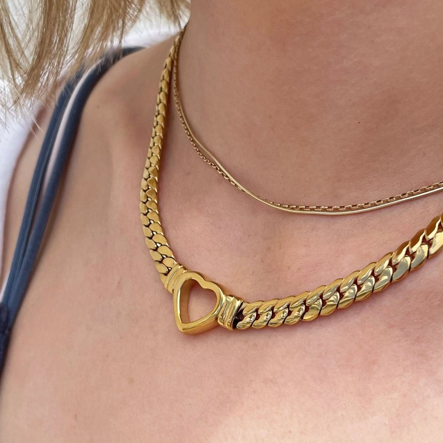 Arms of Eve Valentine Heart Necklace - Gold | Necklaces