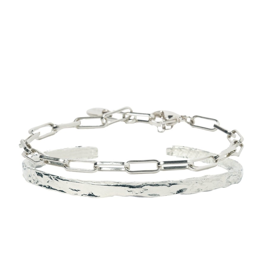 Arms of Eve Salvador Silver Bracelet Stack | Bracelet Stacks