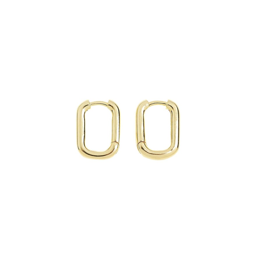 Arms of Eve Link-Up Gold Hoop Huggies - Small | Earrings