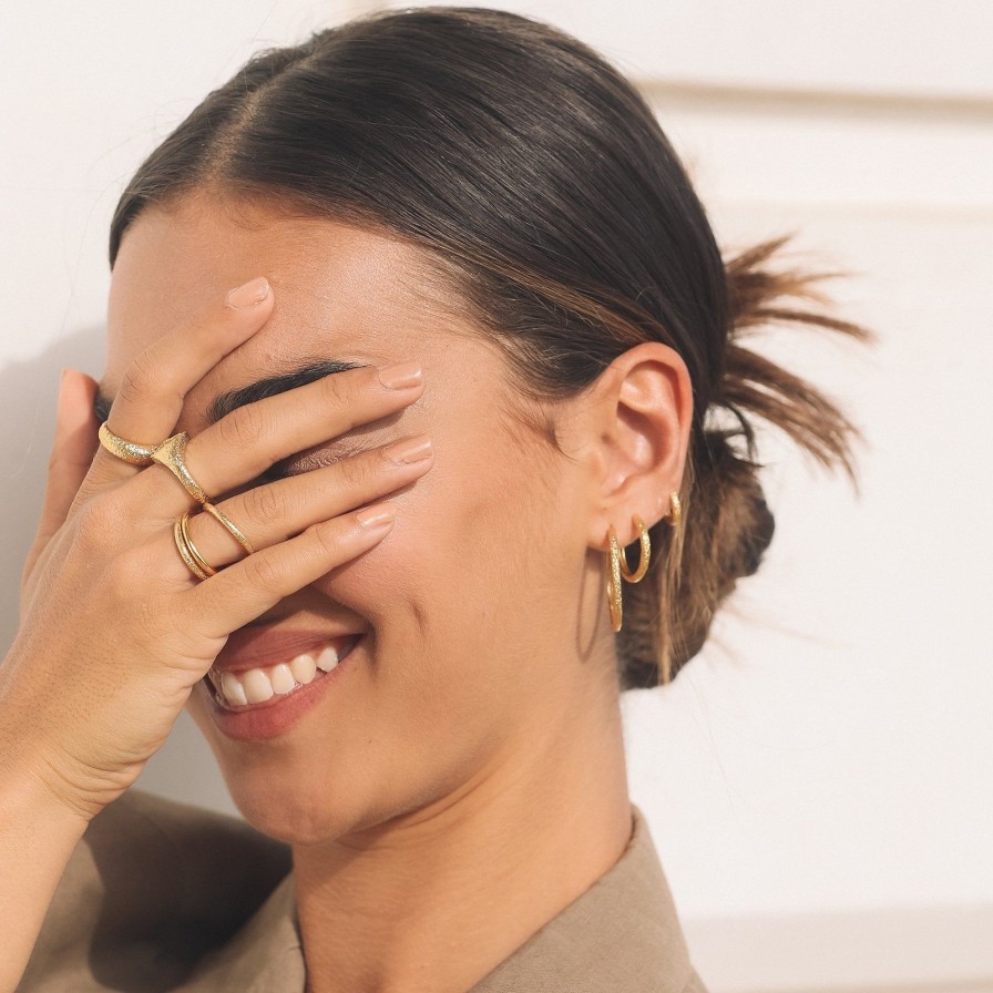 Arms of Eve Sebastian Gold Hoop Earrings | Earrings