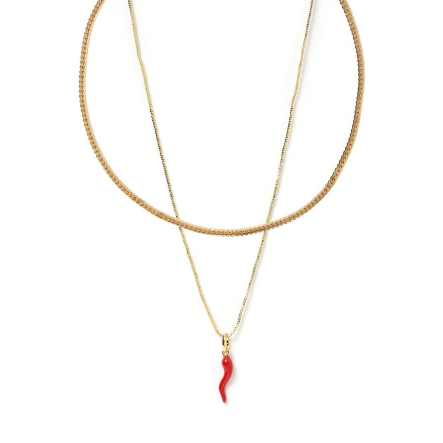 Arms of Eve Red Hot Necklace Stack | Stacks