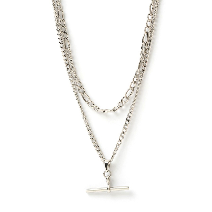 Arms of Eve Marcella Double Stack Silver Necklace | Necklaces