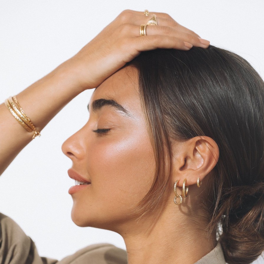 Arms of Eve Arabella Gold Hoop Earrings | Earrings