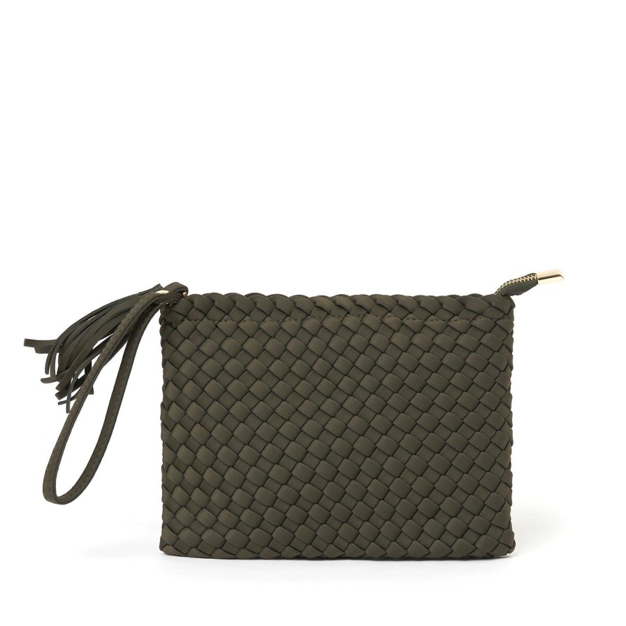 Arms of Eve Lavinia Clutch Bag - Khaki | Bags