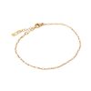 Arms of Eve Peggy Gold And Enamel Anklet - Peach | Anklets