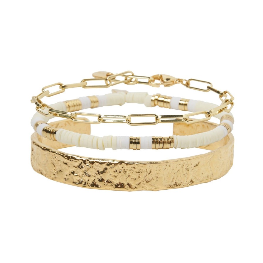 Arms of Eve Savana Bracelet Stack - Sand | Bracelet Stacks