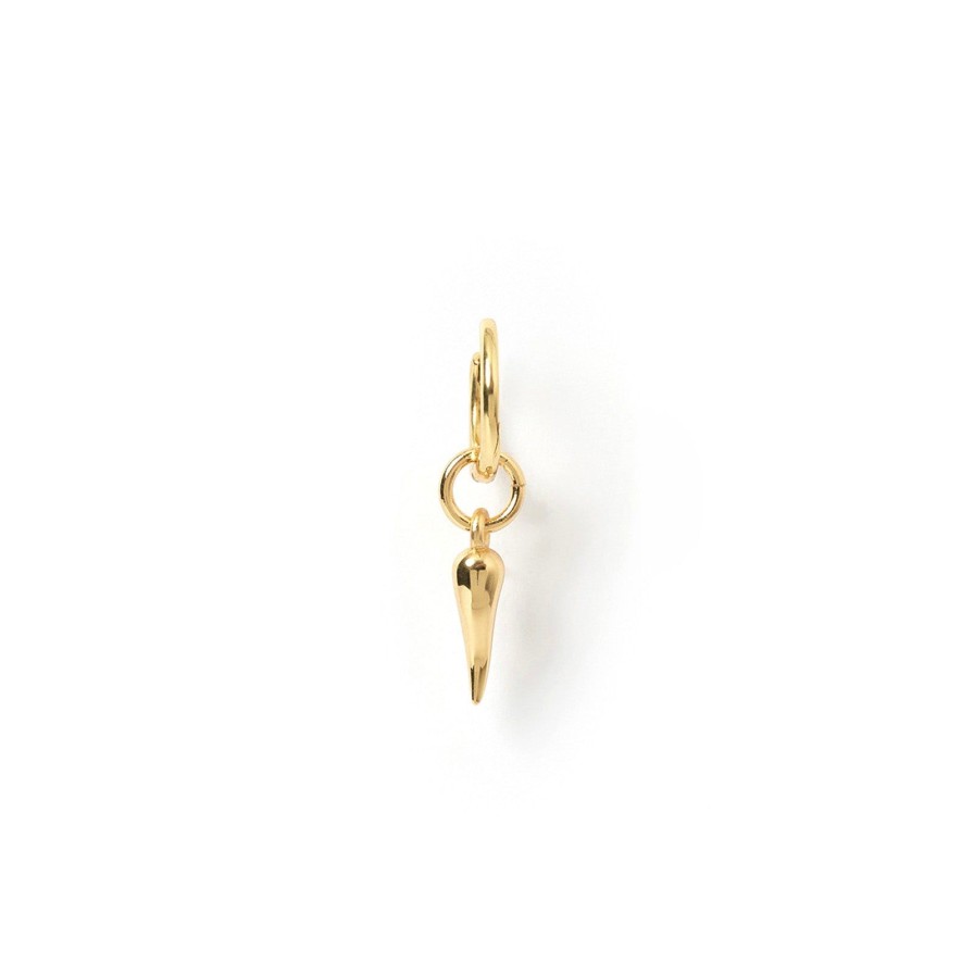 Arms of Eve Cornicello Gold Single Charm Earring - Small | Aoe Man