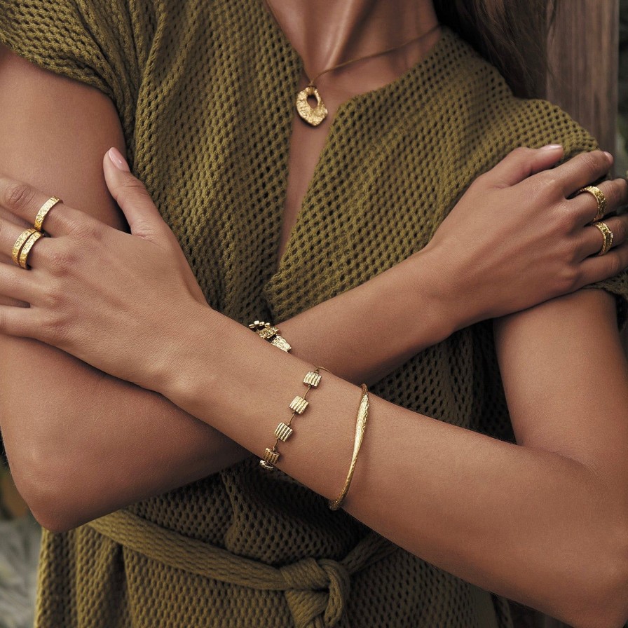 Arms of Eve Montana Gold Cuff Bracelet | Bracelets