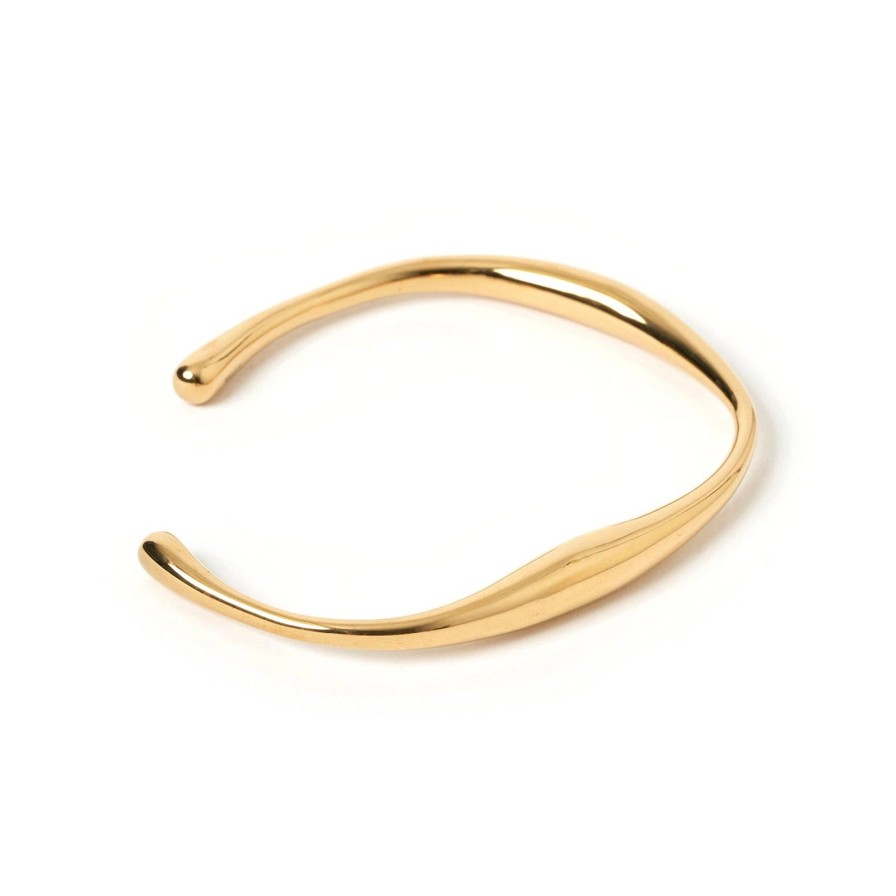 Arms of Eve Madison Gold Cuff Bracelet | Bracelets