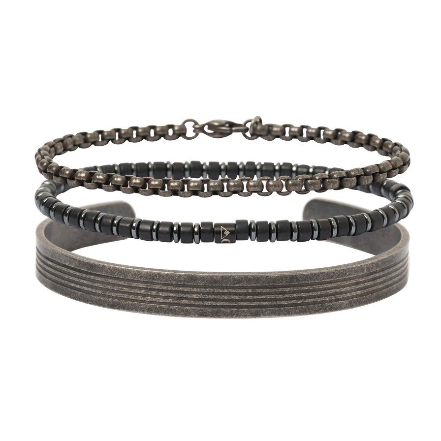 Arms of Eve Onyx Bracelet Stack | Aoe Man Stacks