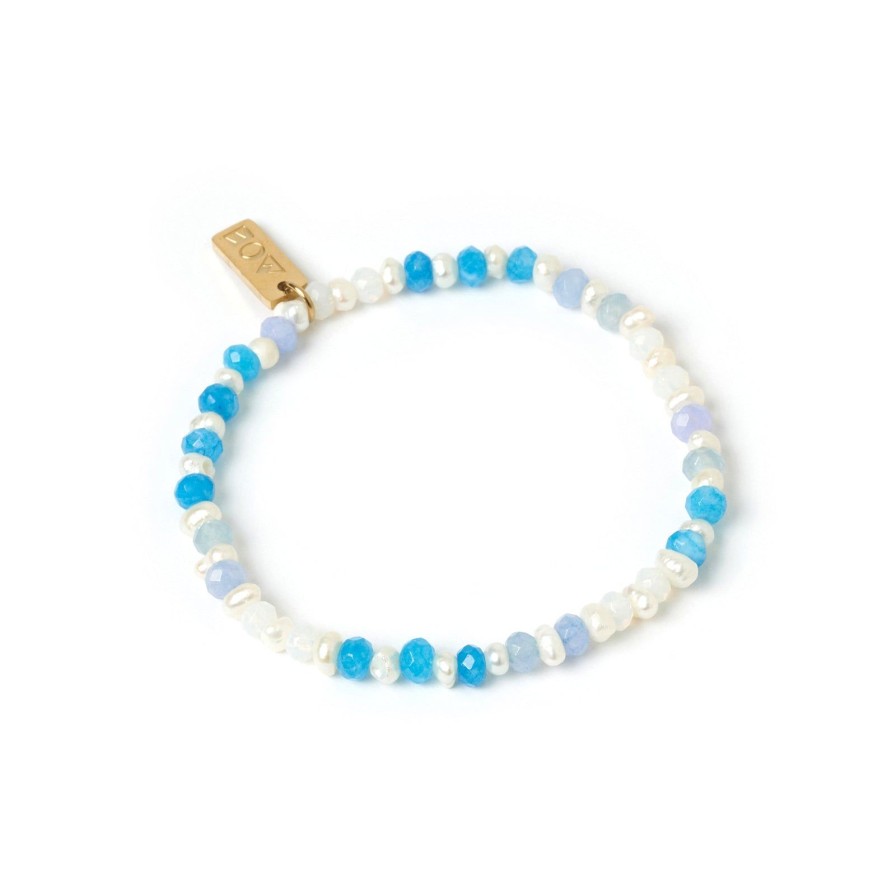 Arms of Eve Bloom Pearl And Gemstone Bracelet - Ocean | Bracelets