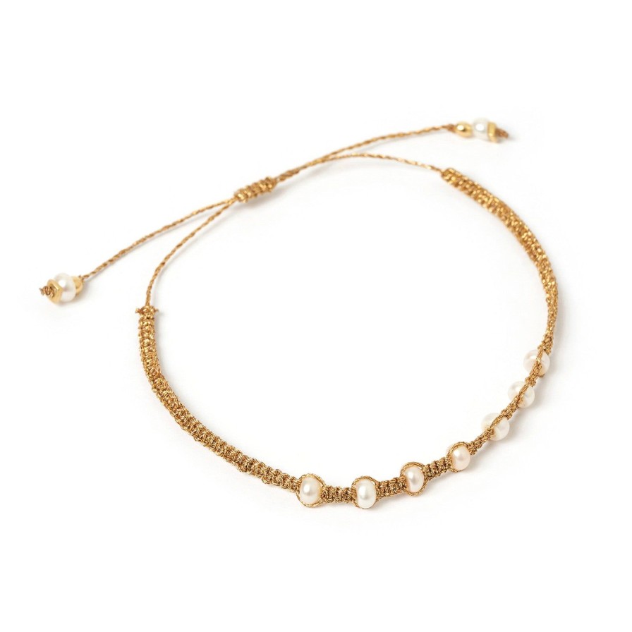 Arms of Eve Safi Pearl And Gold Bracelet | Bracelets