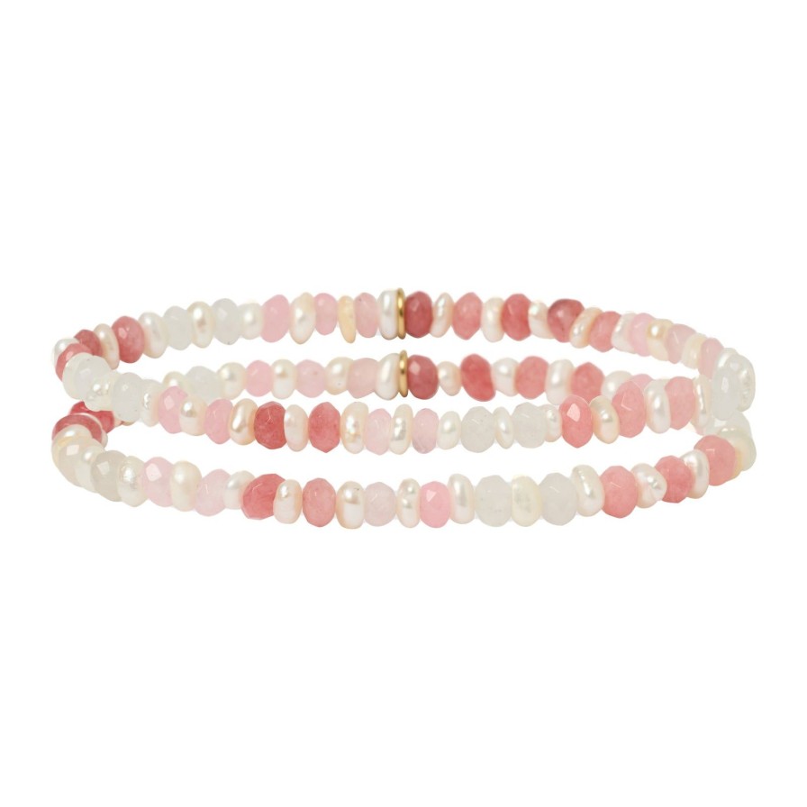 Arms of Eve Bloom Bracelet Stack - Watermelon | Stacks